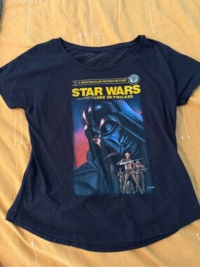 Out of Print Black Star Wars Luke Skywalker Graphic Tee